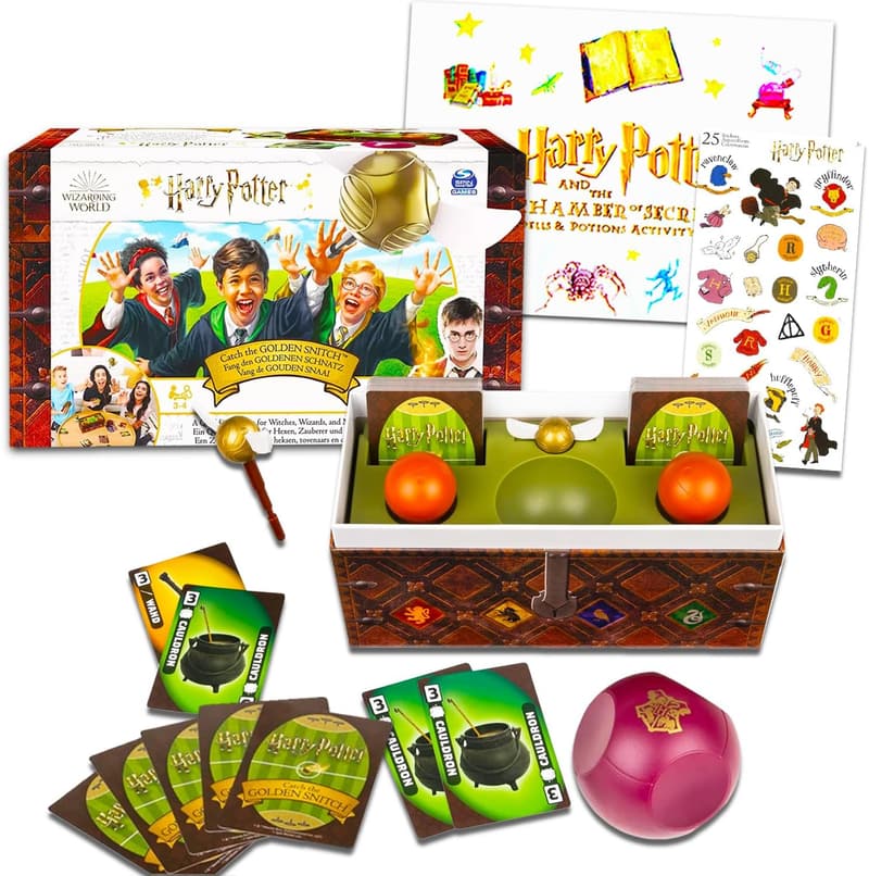 Harry Potter Golden Snitch Board Game Bundle for Kids