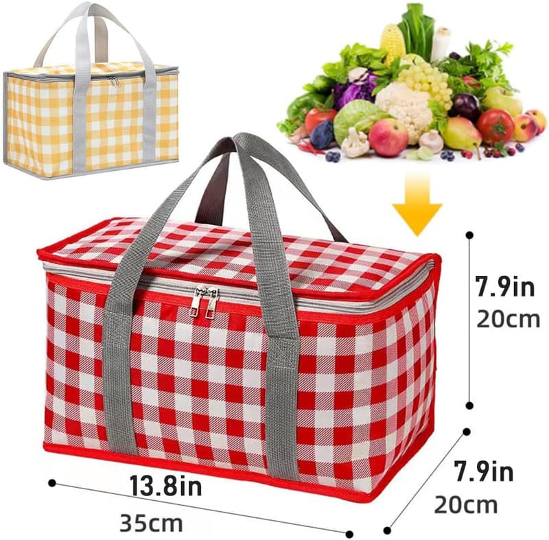 Collapsible Cooler Bag - Insulated Picnic Tote for Outdoor Use