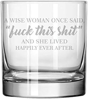 Funny 11 oz Rocks Glass - 