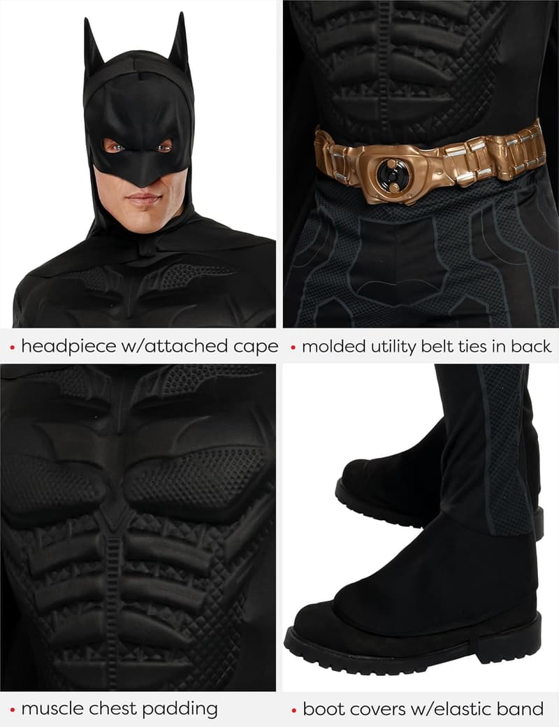 Adult Batman Costume - The Dark Knight Trilogy