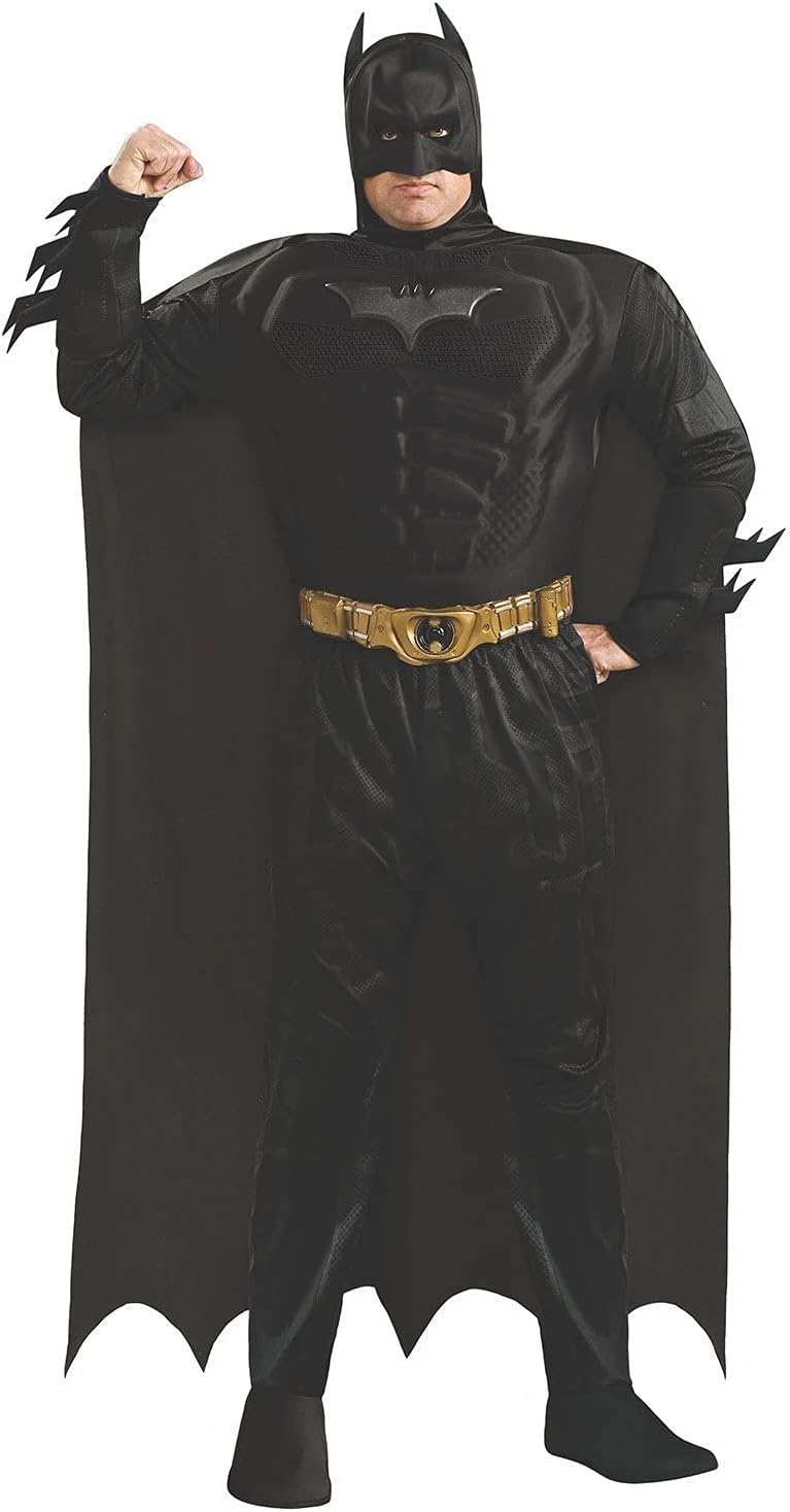Adult Plus Batman Deluxe Muscle Chest Costume