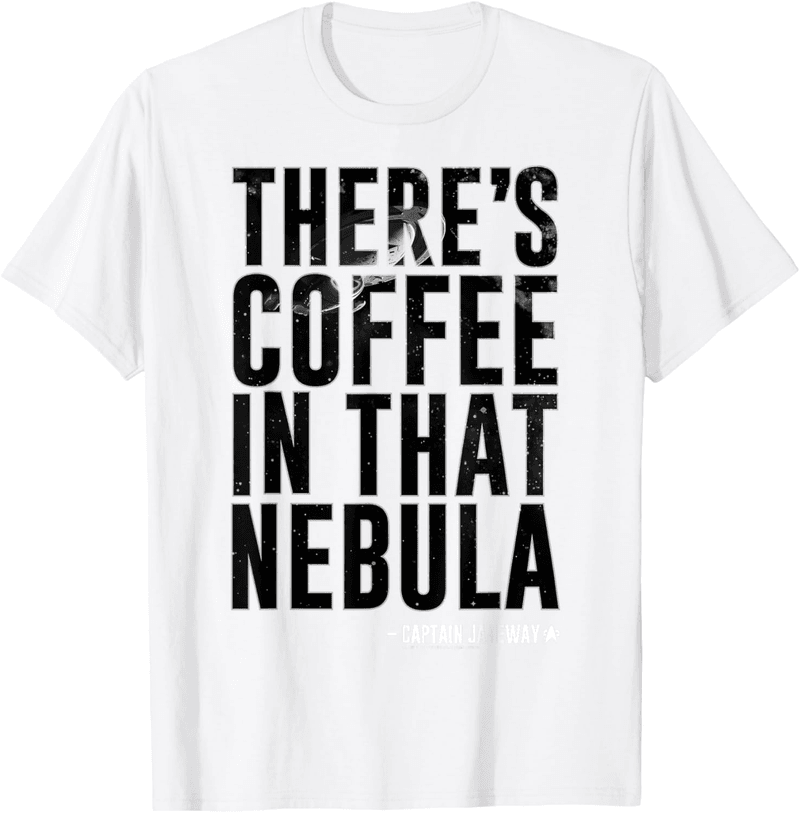 Star Trek Voyager Nebula Coffee T-Shirt