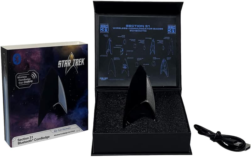 Star Trek Section 31 Bluetooth ComBadge with Sound Effect