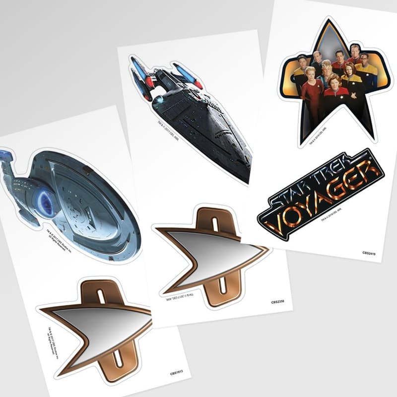 Star Trek Voyager Collectible Stickers