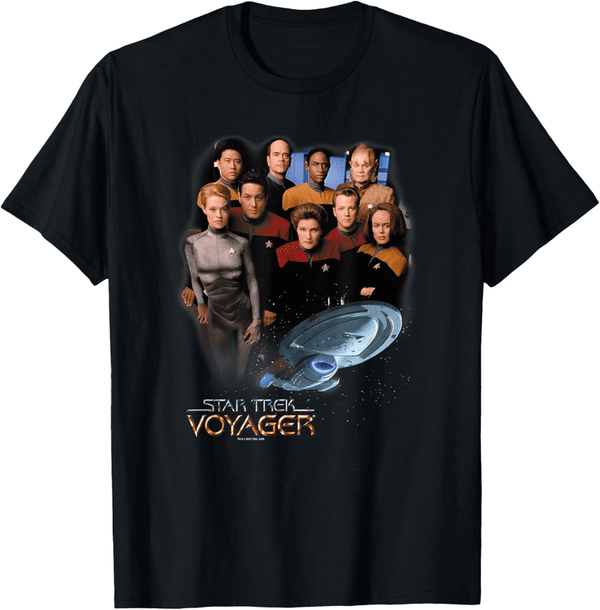 Star Trek Voyager Crew T-Shirt for Fans