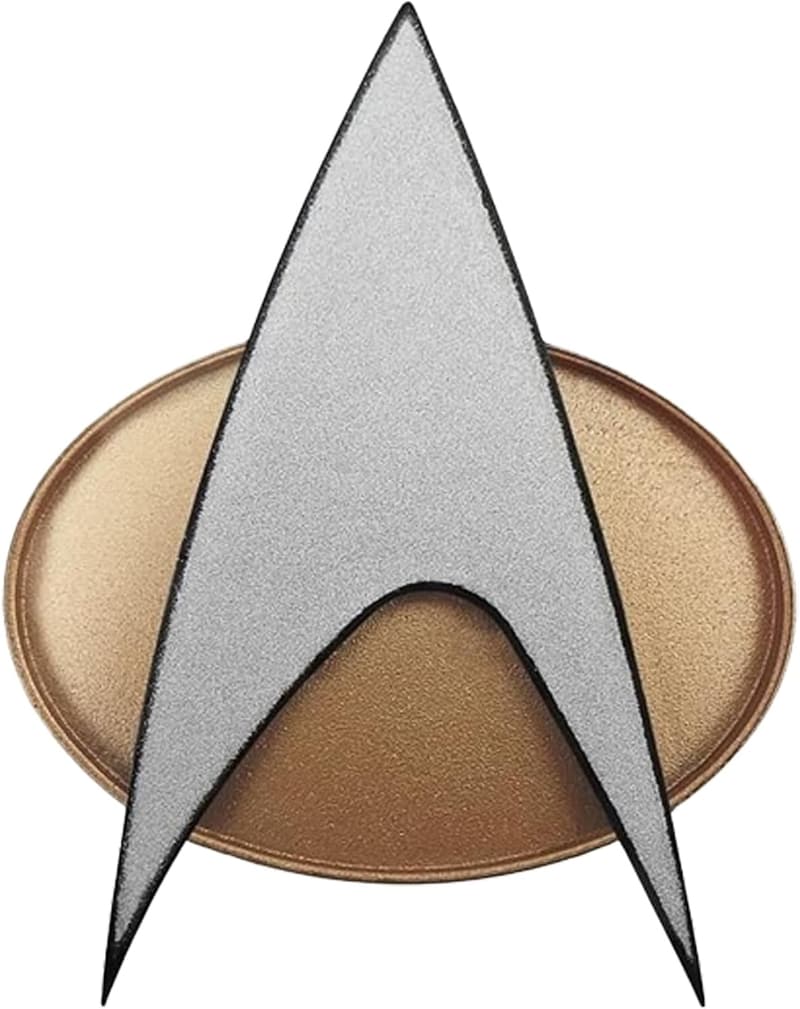 Star Trek TNG Chirping Communicator Badge - Non-Bluetooth Collectible