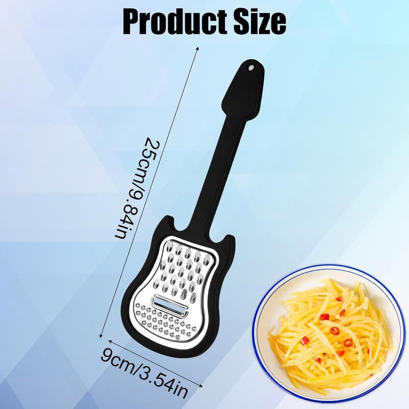 Multi-Functional Stainless Steel Cheese Grater with Handle