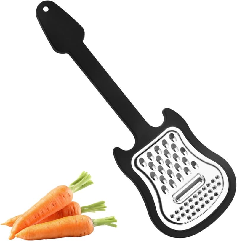 Stainless Steel Handheld Vegetable Grater - Guitar Design