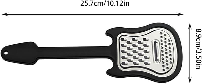 Ergonomic Stainless Steel Guitar Cheese Grater