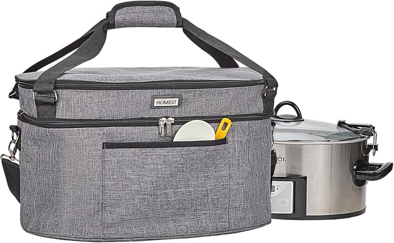 Insulated Slow Cooker Bag for 6-8 Quart Crock-Pots