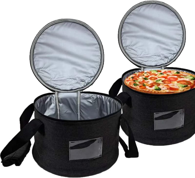 Insulated Round Casserole Carrier Bag for Potlucks and Picnics