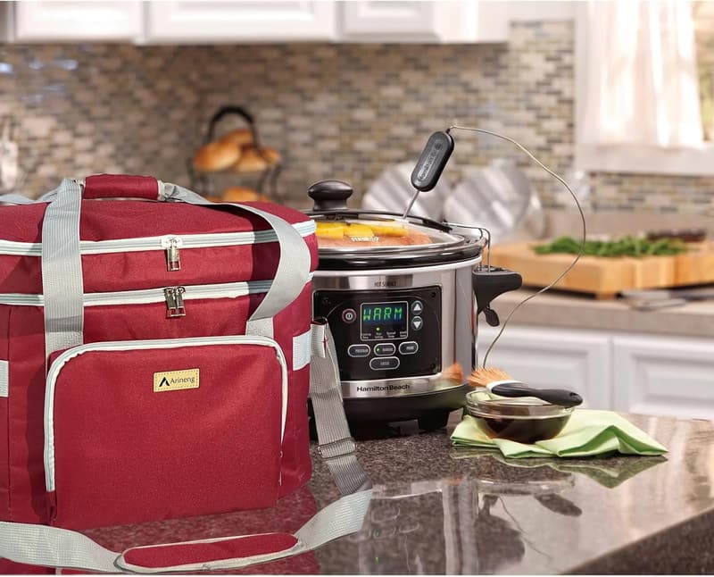 Insulated Travel Carrier for 4-8 Quart Crock Pots