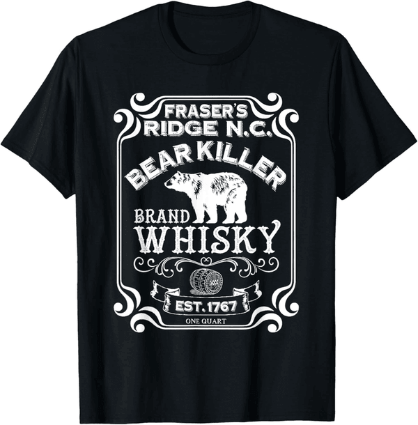 Fraser's Ridge Gift T-Shirt - Bear Killer Brand Whisky