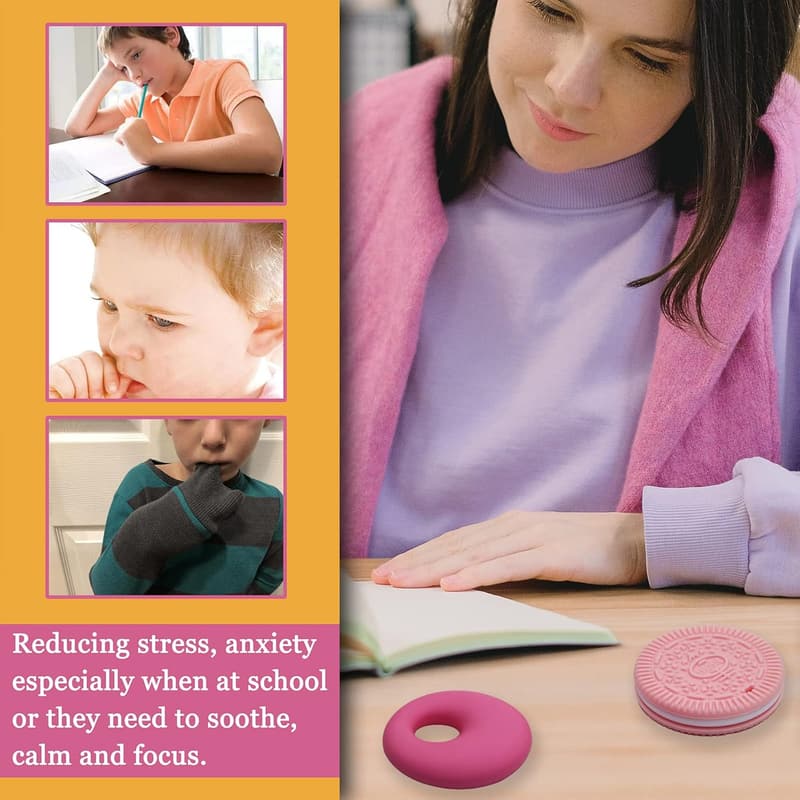 Chew Necklace for Sensory Kids, Silicone Oral Motor Therapy
