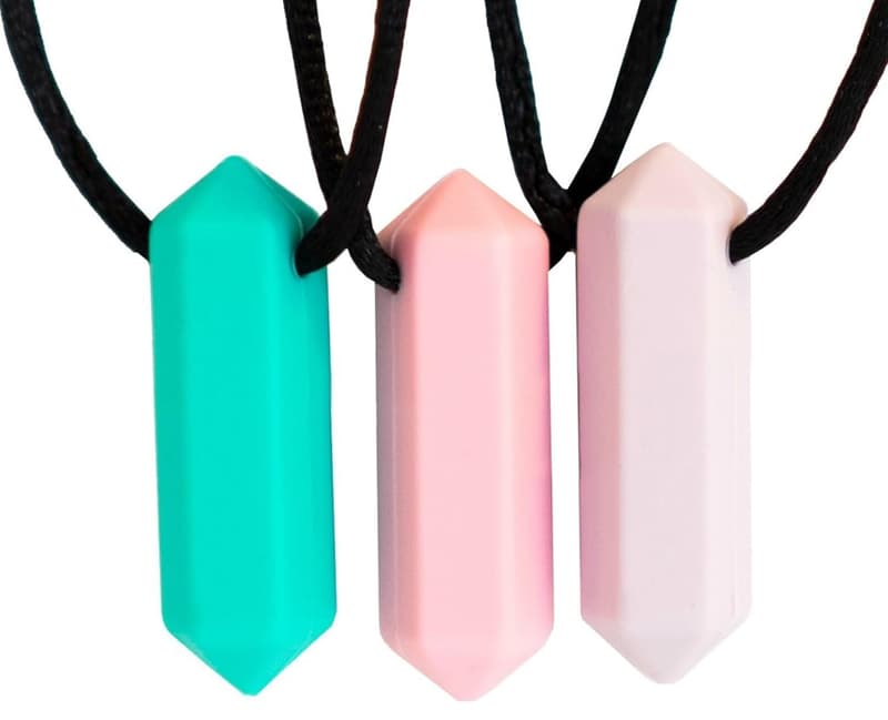 Sensory Chew Necklace Set - Textured Silicone for Kids & Adults