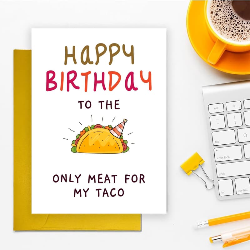 Funny Happy Birthday Card for Him - 