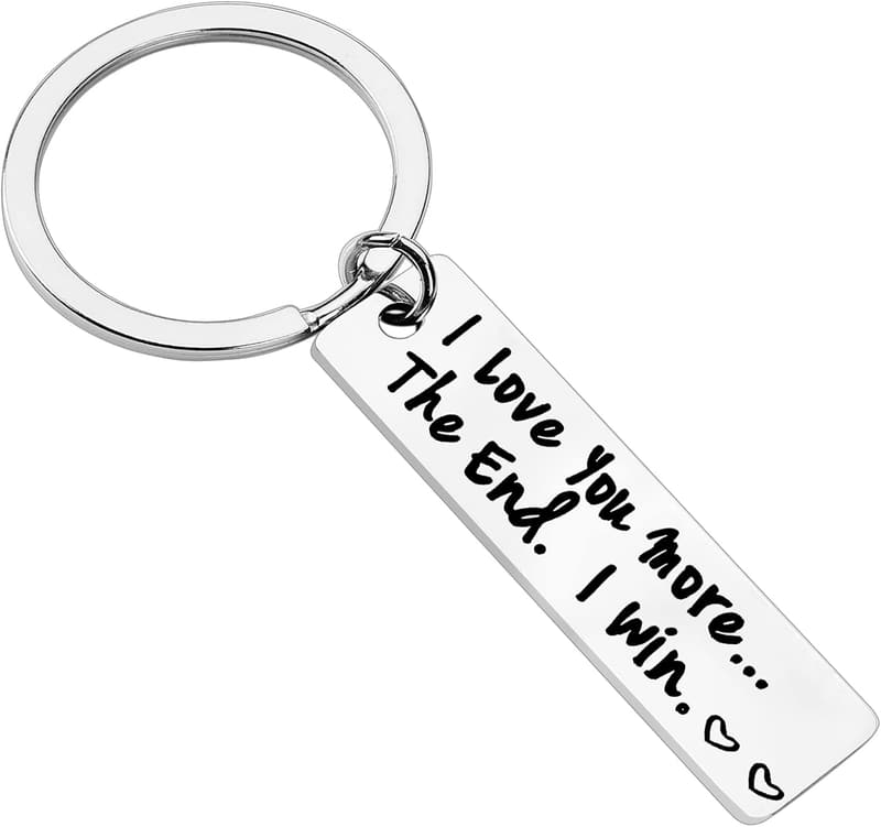 Valentine's Day I Love You Keychain for Couples