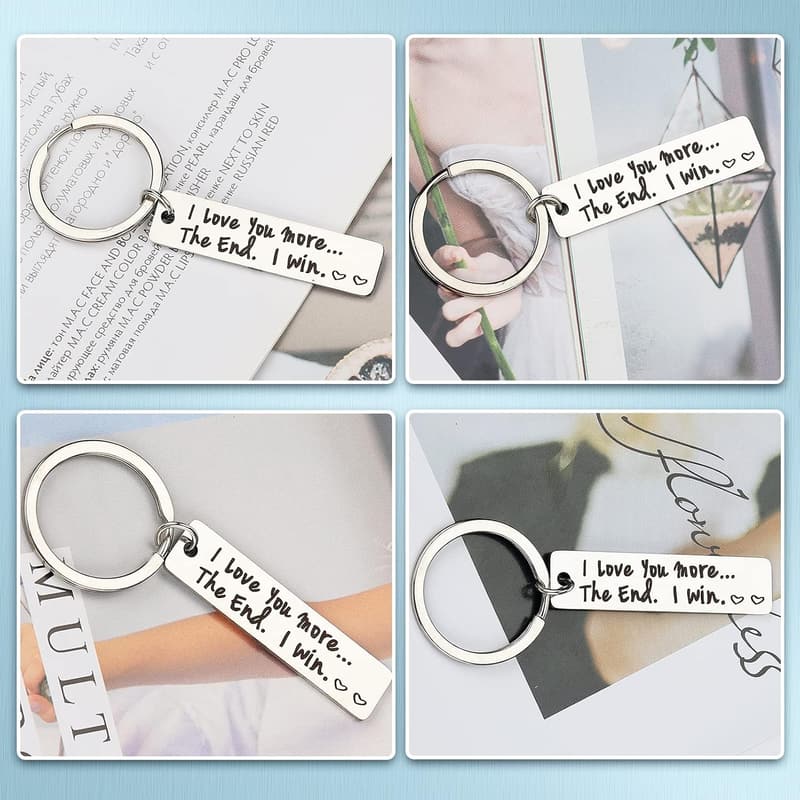 Valentine's Day I Love You Keychain for Couples