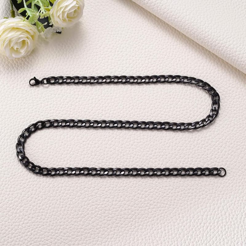 7mm Thick Cuban Link Necklace - Sentimental Gift for Him