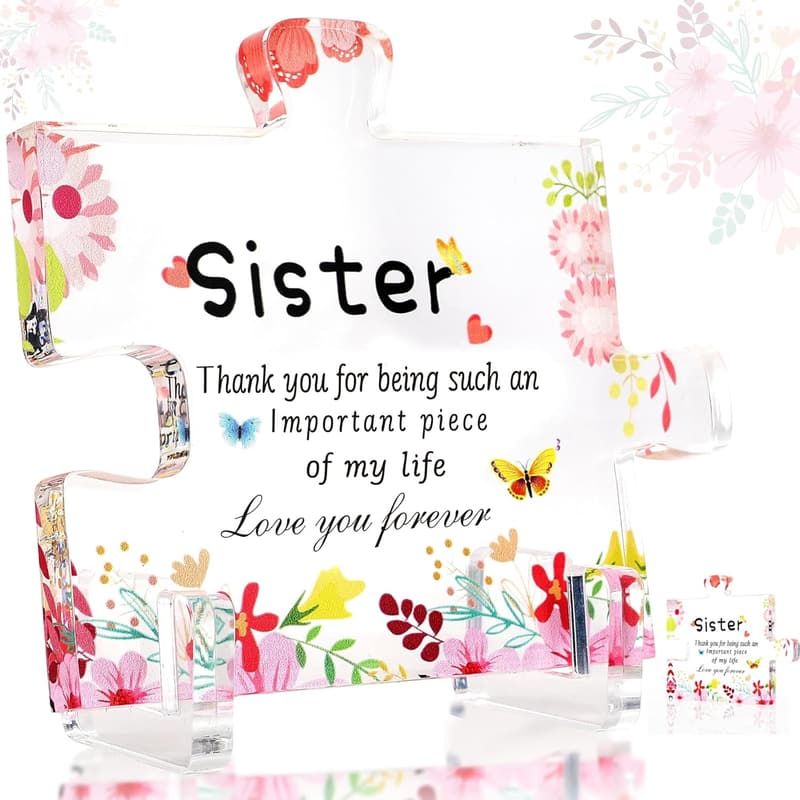 Big Sister Acrylic Puzzle Plaque - Thoughtful Birthday Gift