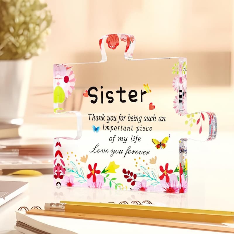 Big Sister Acrylic Puzzle Plaque - Thoughtful Birthday Gift