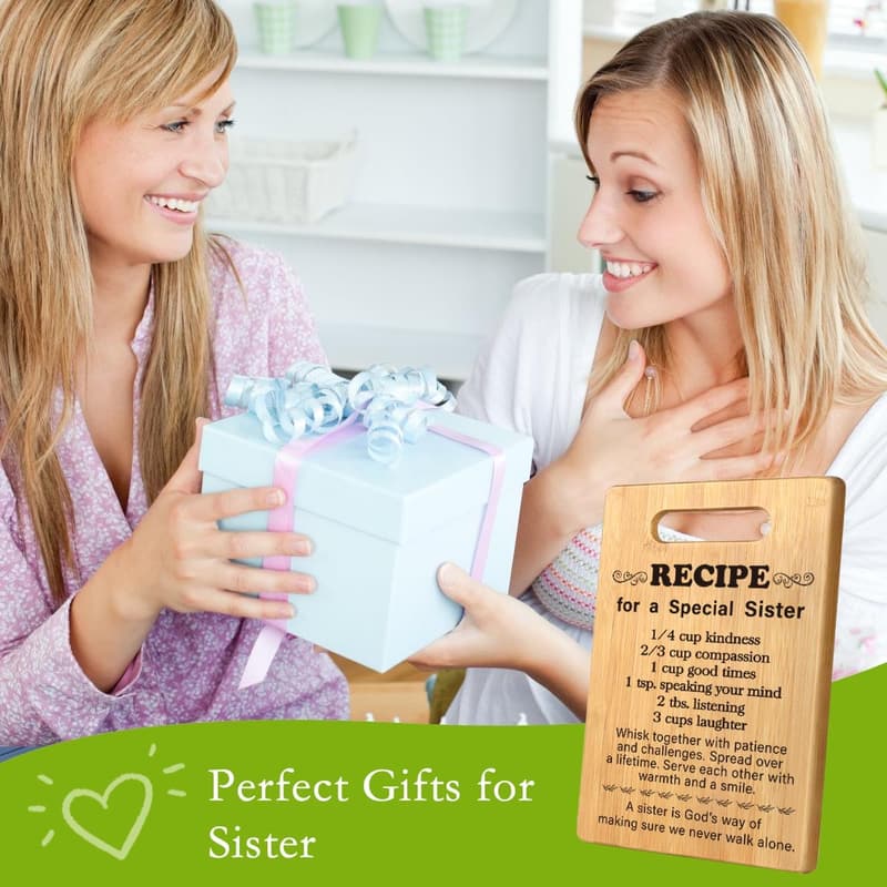 Special Sister Cutting Board - Perfect Birthday Gift for Sisters