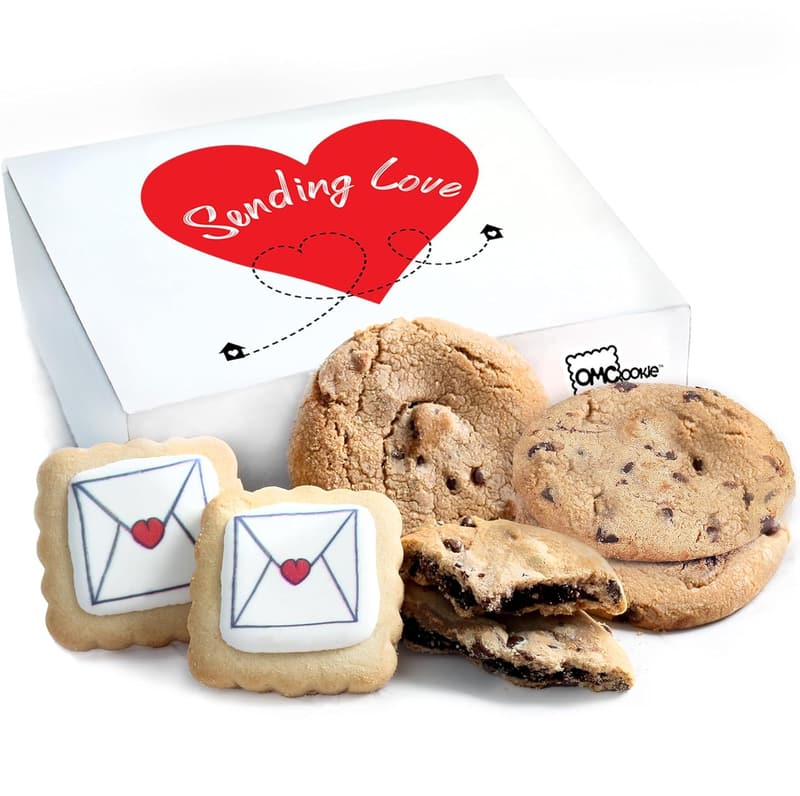 Get Well Soon Gift Basket with Individually Wrapped Cookies