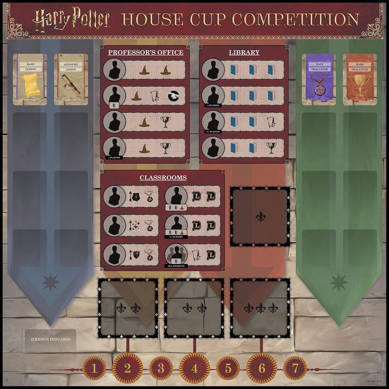 Harry Potter House Cup Competition Board Game – Officially Licensed