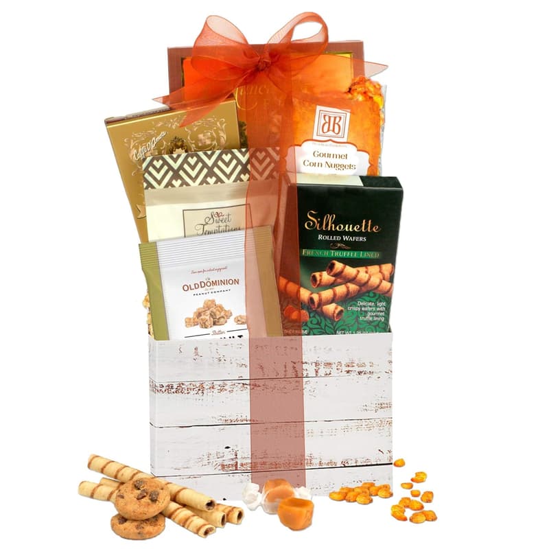 Gourmet Snack Gift Basket for Holidays & Appreciation