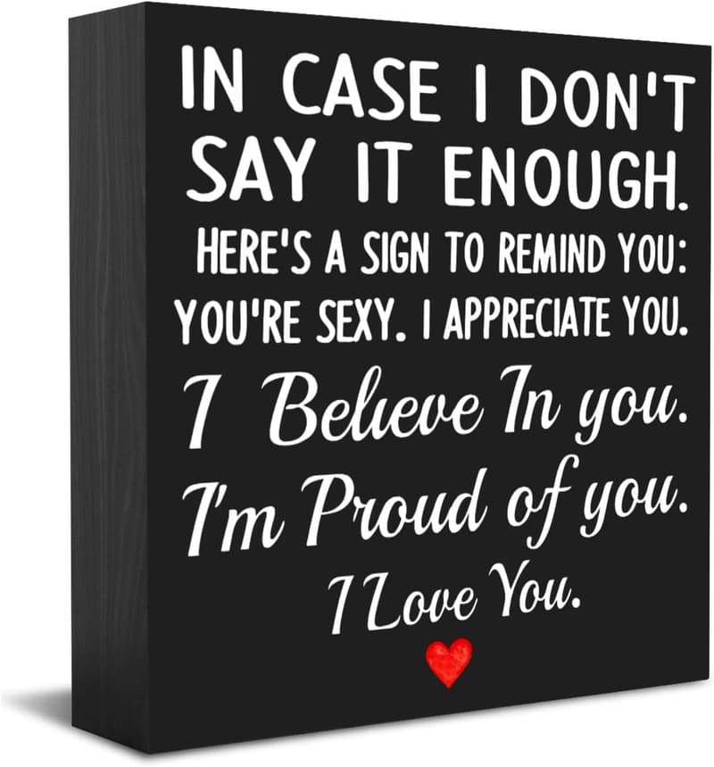 Anniversary Wooden Plaque Gift for Couples