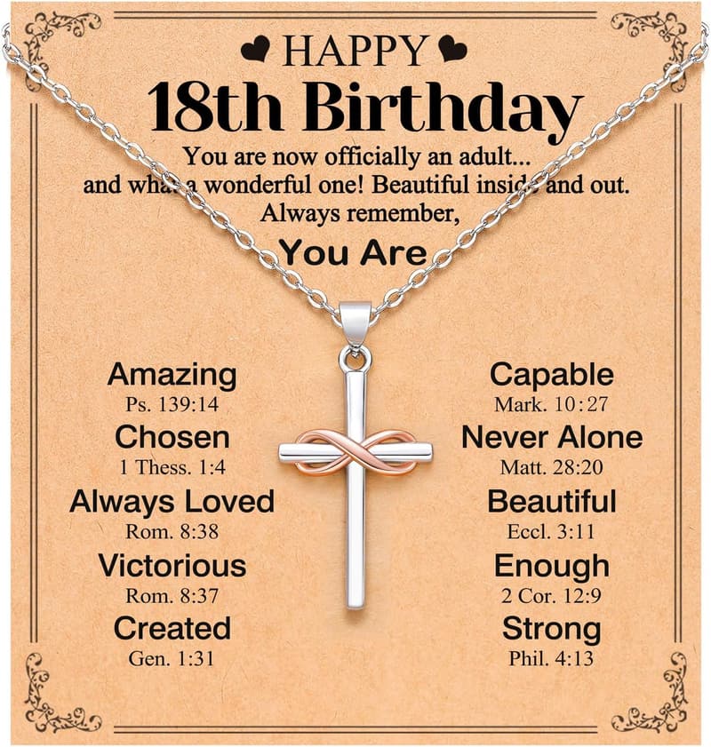 13th Birthday Necklace for Girls - Unique Gift Idea