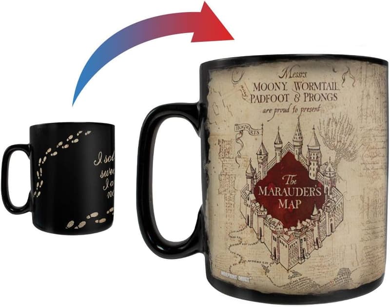 Harry Potter Marauder's Map Heat-Sensitive Mug – 16 oz