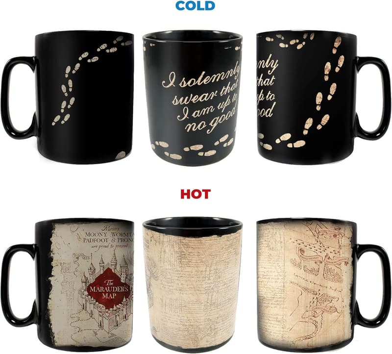 Harry Potter Marauder's Map Heat-Sensitive Mug – 16 oz