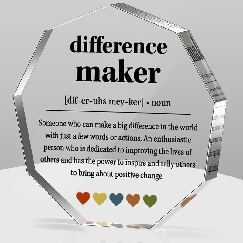 Thank You Gifts for Leaders – Motivational Desk Decor Signs