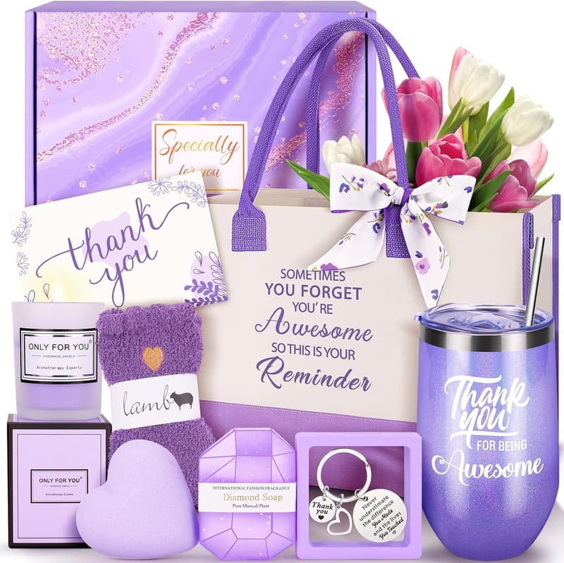 13PCS Spa Gift Set for Women - Thank You Appreciation Basket