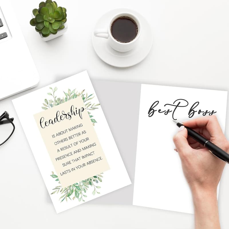 Boss's Day Leadership Definition Card - Appreciation Gift