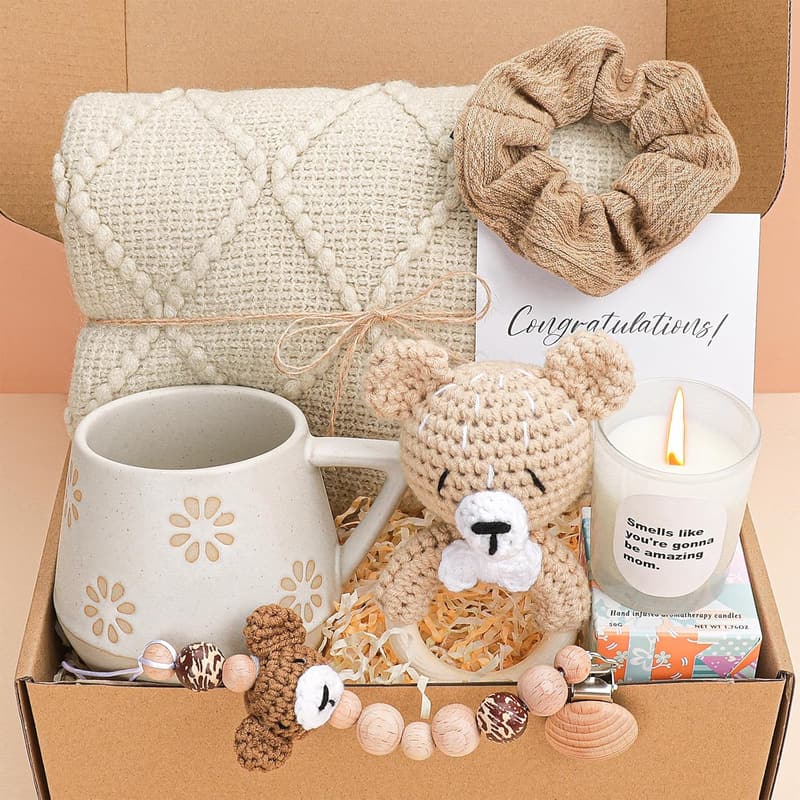 New Mom Gift Basket - Perfect for Baby Showers and New Beginnings