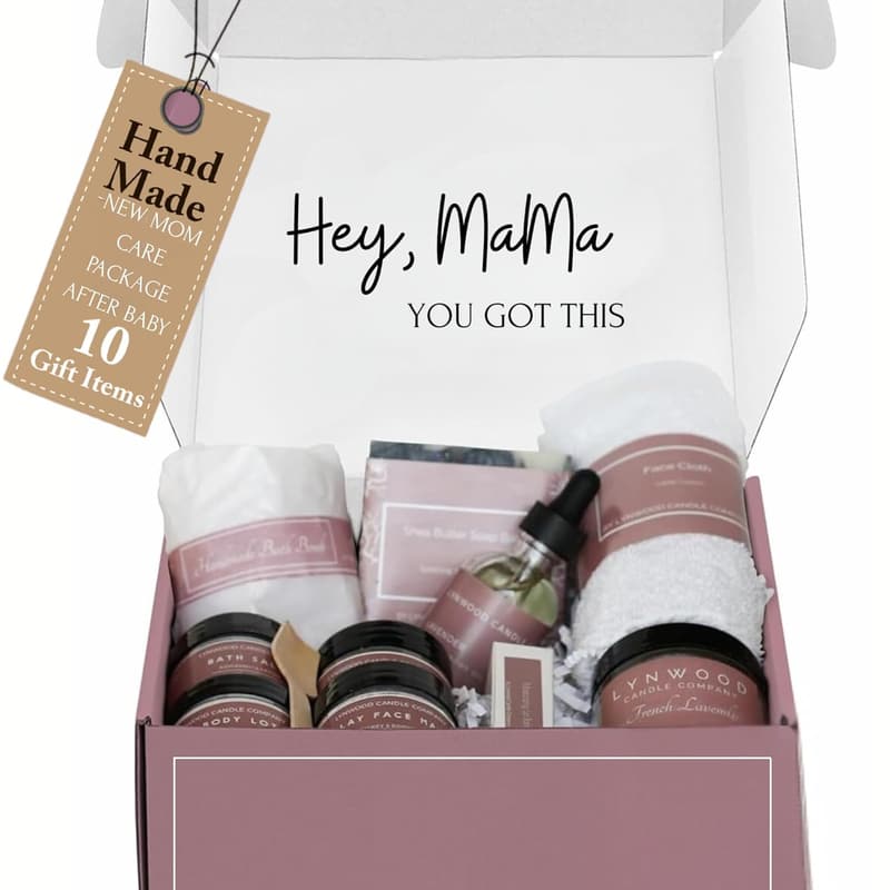 Postpartum Recovery Care Package for New Moms - Handmade Gift Set