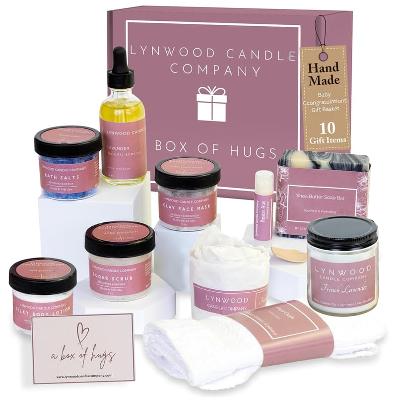 Postpartum Recovery Care Package for New Moms - Handmade Gift Set