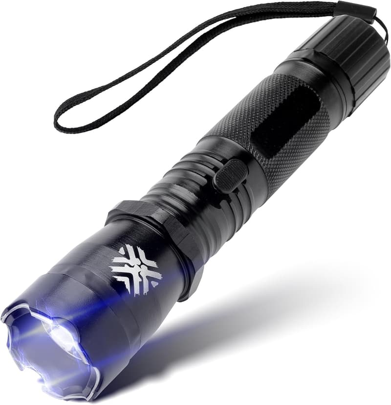 Rechargeable 2-in-1 Stun Gun Flashlight for Self-Defense