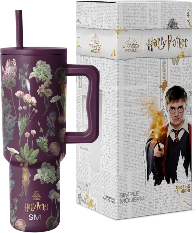 Herbology Harry Potter 40 oz Insulated Tumbler with Straw