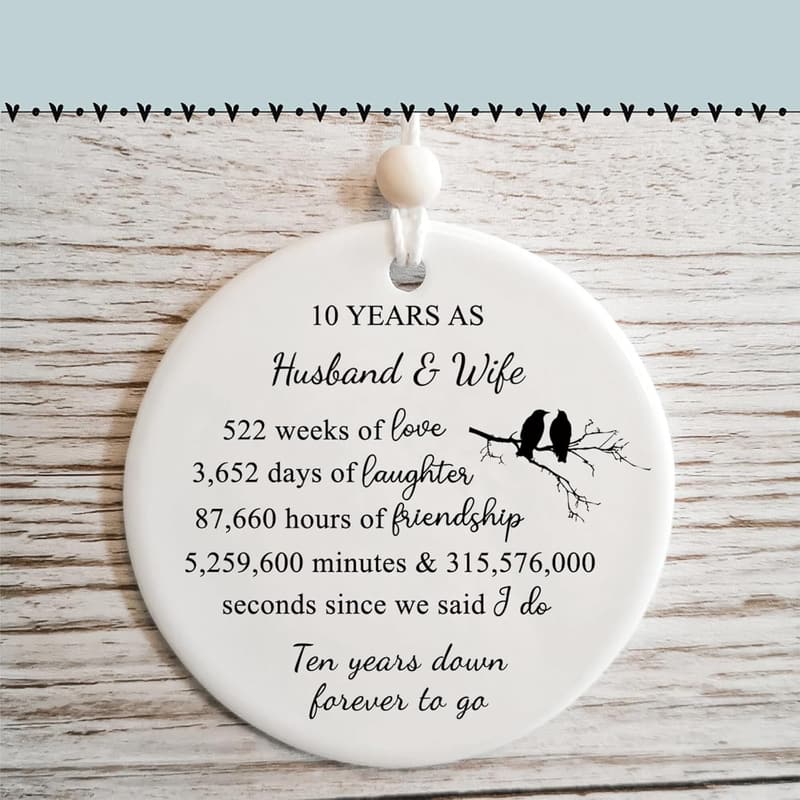 10th Anniversary Tin Gifts for Couples