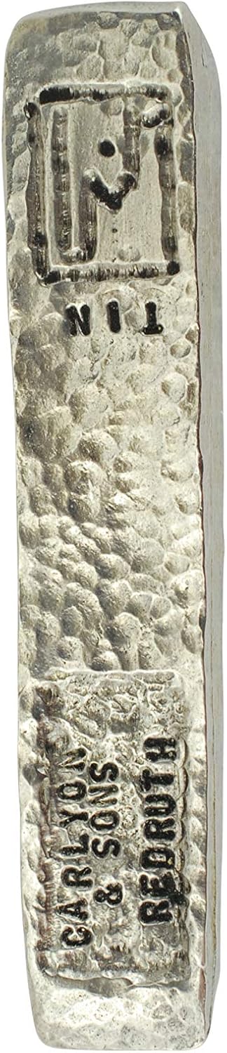 Anniversary Gift 53g Pure Tin Ingot - Carlyon & Sons