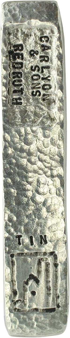 Anniversary Gift 53g Pure Tin Ingot - Carlyon & Sons
