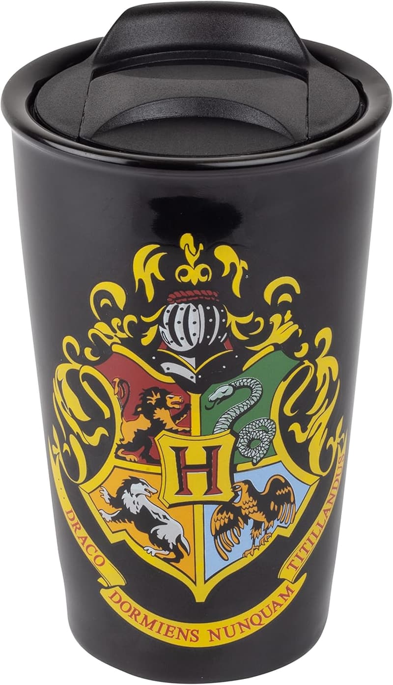 Harry Potter Hogwarts Ceramic Travel Mug - 14oz Tumbler