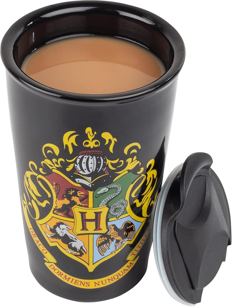 Harry Potter Hogwarts Ceramic Travel Mug - 14oz Tumbler