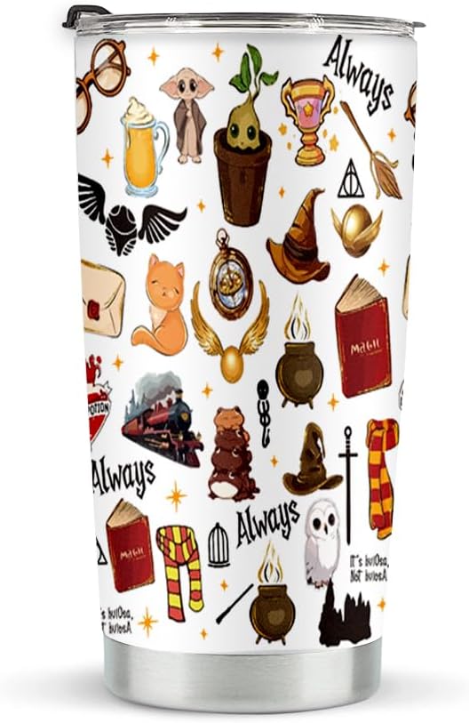 Book Lover Stainless Steel Tumbler - 20oz Gift for Women