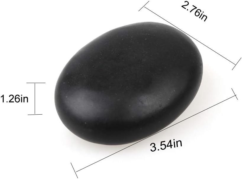 Natural Basalt Hot Massage Stones Set for Home Spa
