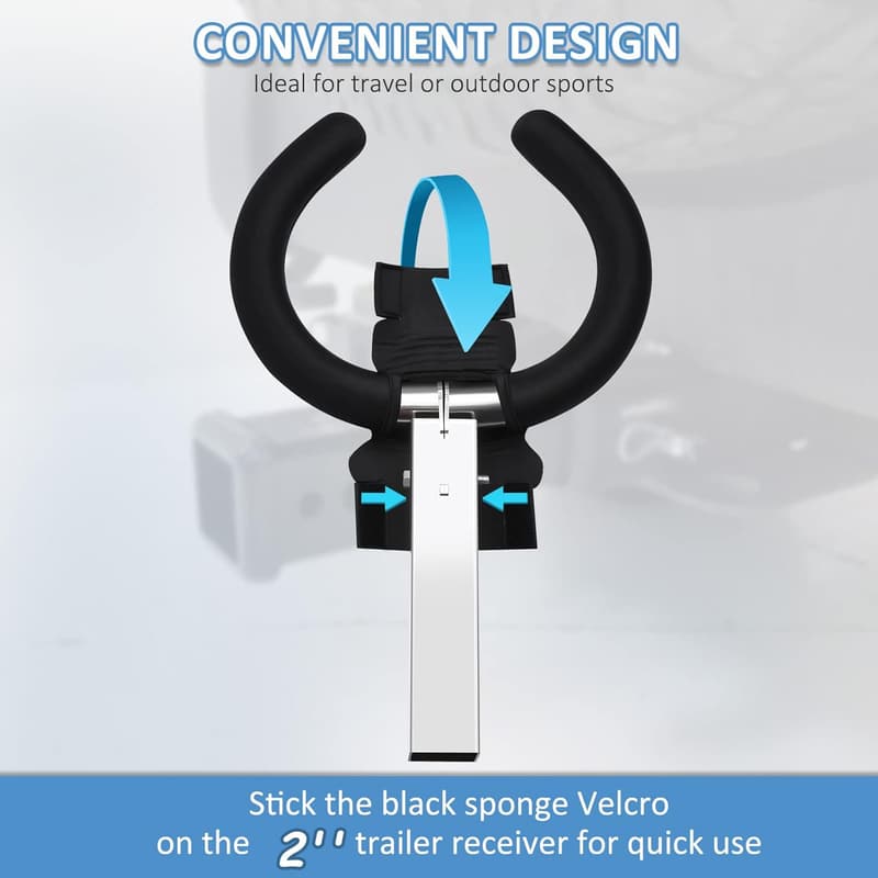 Portable Stainless Steel Hitch Toilet Seat for Camping & Emergencies