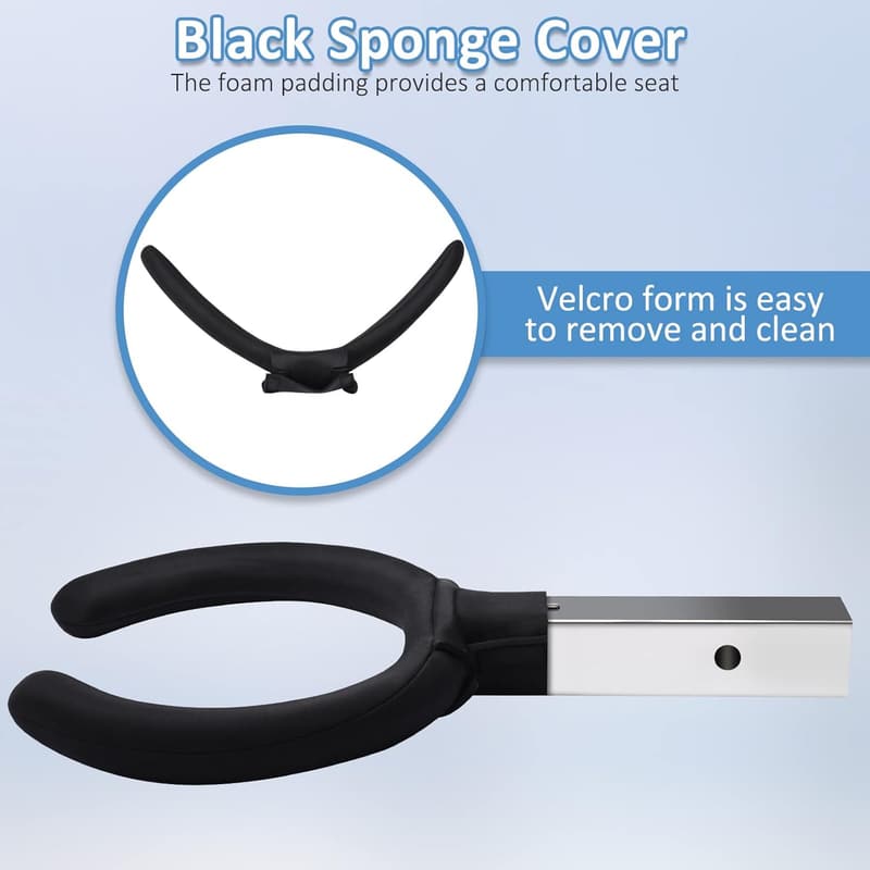 Portable Stainless Steel Hitch Toilet Seat for Camping & Emergencies